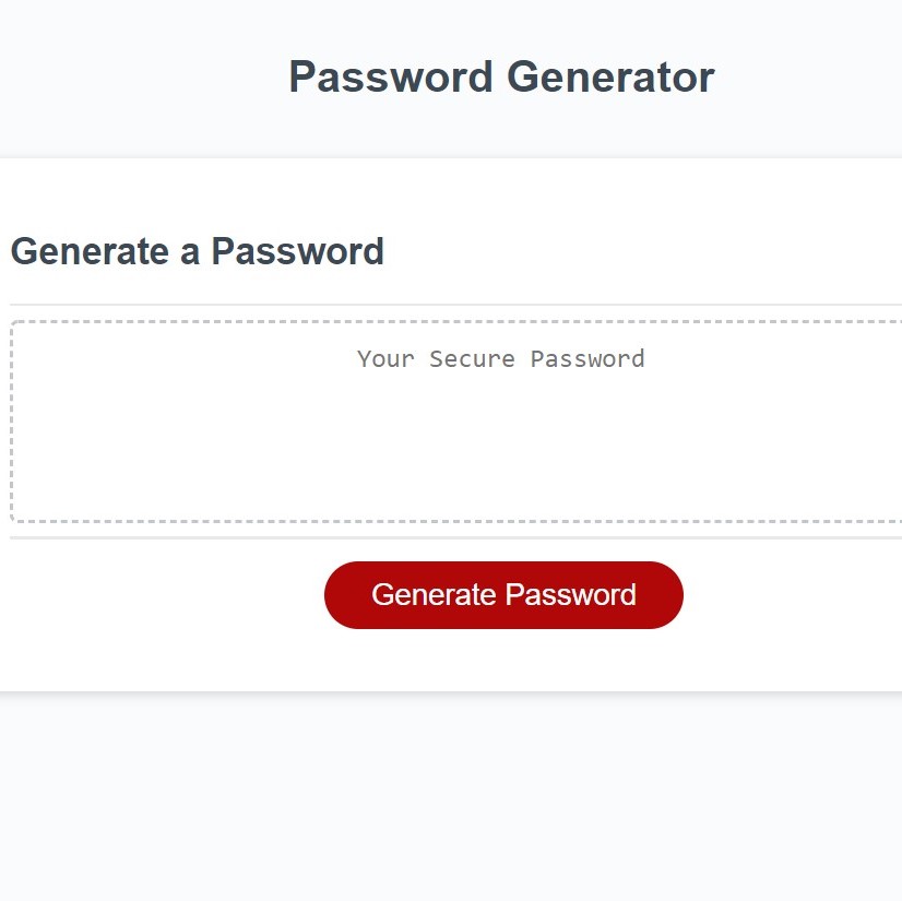 Password Generator screenshot